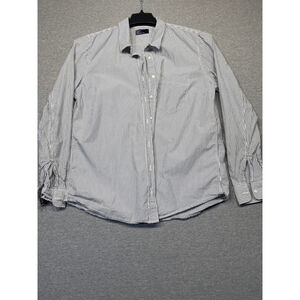 Women’s boyfriend style Gap Striped Dress Shirt XL White Black